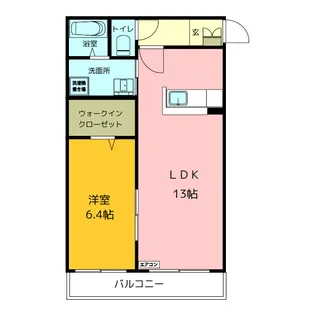 ヴィータ神ノ木【1階】の間取り