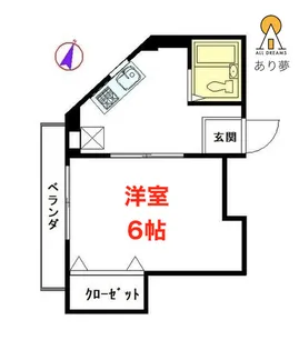 コーポサカモト【3階】の間取り