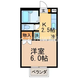 リッチモンド香西【1階】の間取り