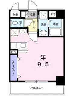 ディアコート小曽根【2階】の間取り