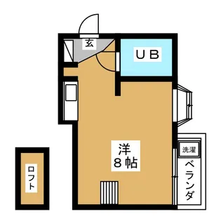 内藤アパート【2階】の間取り