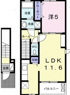 ミニョン カーサII【2階】の間取り