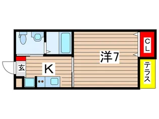 エクセル千葉【1階】の間取り