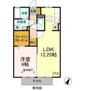 セント グレース【1階】の間取り