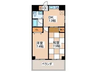 ルミエール高津【4階】の間取り