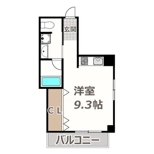 ヴィレッジリバー阿倍野【5階】の間取り