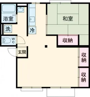 シティハイム カスカベルA【2階】の間取り