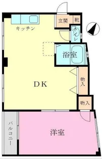 鶴見第2ビル【3階】の間取り