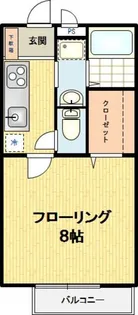 エイディハウスII【2階】の間取り