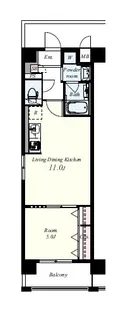 ブライト西大路【5階】の間取り