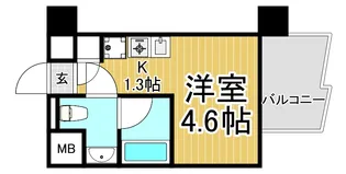インター・フェルティR2甲子園【10階】の間取り