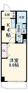 ゴールドサークル尾張町【4階】の間取り