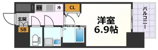 メイクス熱田大宝【7階】の間取り