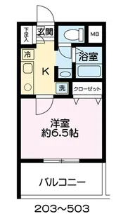 クレアコート【5階】の間取り