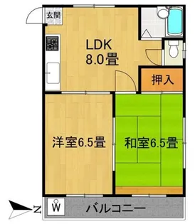 サニーヒル【3階】の間取り