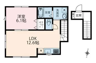 cuore【2階】の間取り