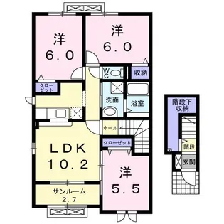 ベル・グランツII【2階】の間取り