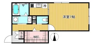 LE BLANC ET 自由が丘【1階】の間取り