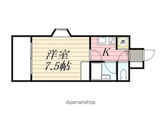 ラ・パルフェ・ド・フィネス【5階】の間取り