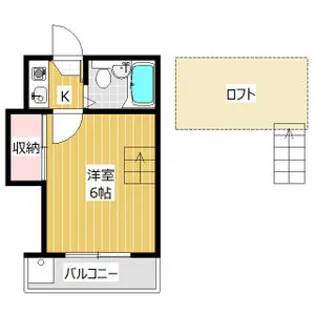 曲金サンハイム【2階】の間取り