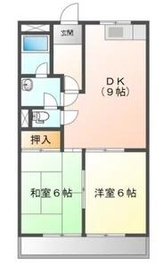 リバティハイム【1階】の間取り
