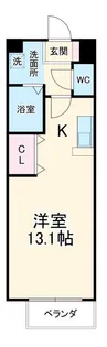 Lara味鋺【2階】の間取り