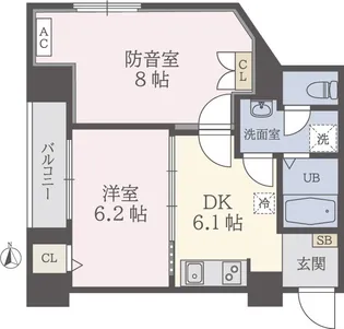グランジット根岸ラシクラス【2階】の間取り