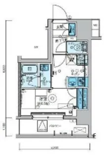 リヴシティ堀切菖蒲園【2階】の間取り