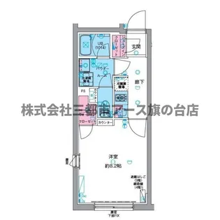 ジェノヴィア鵜の木【4階】の間取り