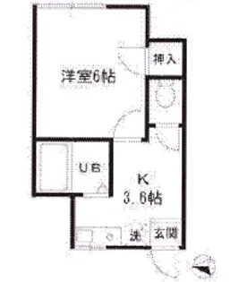 コーポ渡部【2階】の間取り