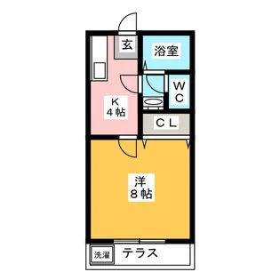 浦和ガーデンハウスII【1階】の間取り