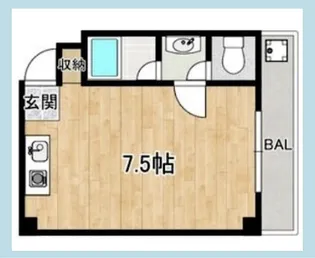 サンライズ姫島【3階】の間取り
