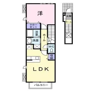 メゾンカミキ【2階】の間取り