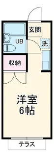 ジュネパレス藤沢第11【1階】の間取り