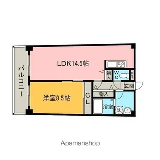 アーバンハイツ住乃江【9階】の間取り