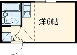 ロッソ上北沢【1階】の間取り