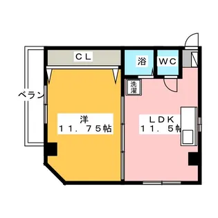 峰ビル【3階】の間取り