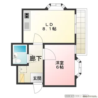 ロイヤル久が原【3階】の間取り