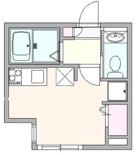 クレストコート元住吉II【1階】の間取り