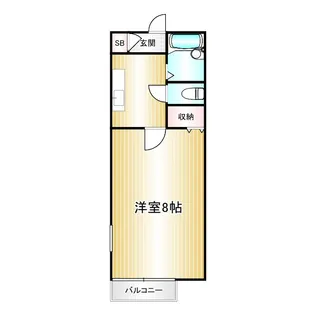 アルファII【2階】の間取り