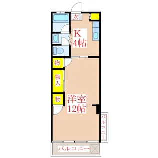 第2日匠ビル【4階】の間取り