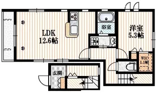 cerisier浜田山【2階】の間取り