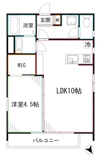 クレアトール中野【2階】の間取り