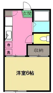第5グリーンハイツ【2階】の間取り