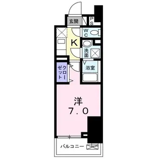 ジョリ シャルマン【6階】の間取り
