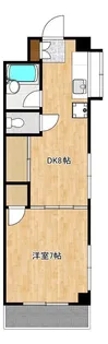 メゾンドアレイ新町【7階】の間取り