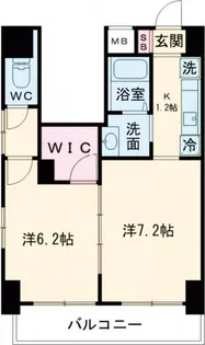 ロリエ笹塚【14階】の間取り