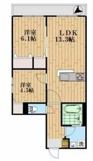 ディア・STIII【1階】の間取り
