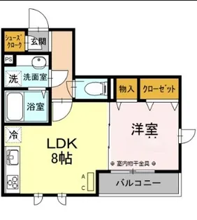 ブリーズ綾瀬【3階】の間取り