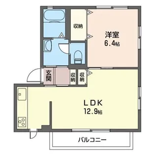 ルミエール【1階】の間取り